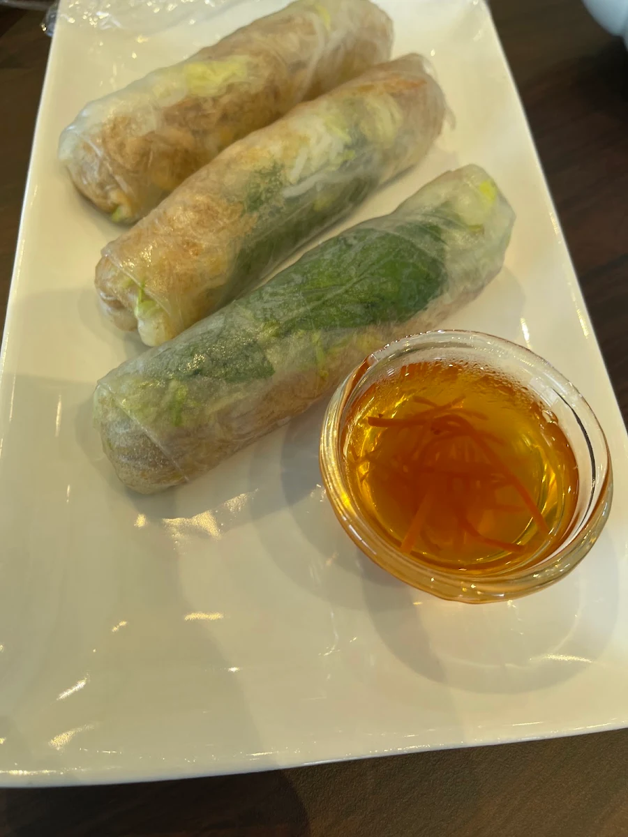 Vietnamese Rice Paper Rolls with Vermicelli Mint Lettuce Soy Slice 3