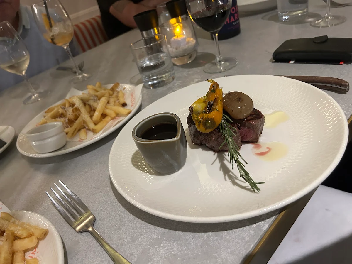 Steak, La Vue Waterfront Restaurant