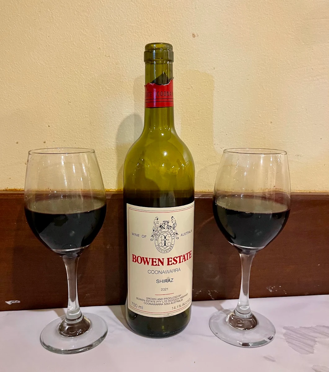 Wine, Sangam Tandoori