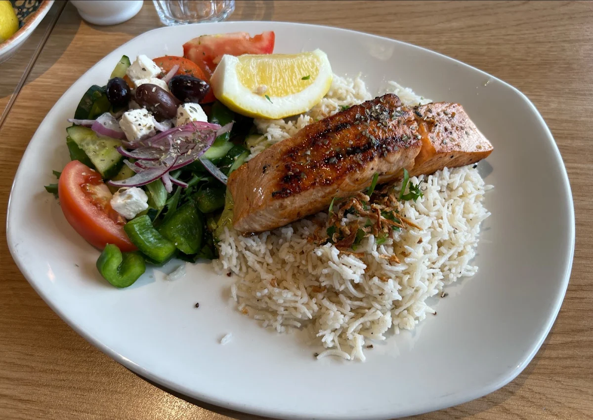 Grilled Salmon Combo