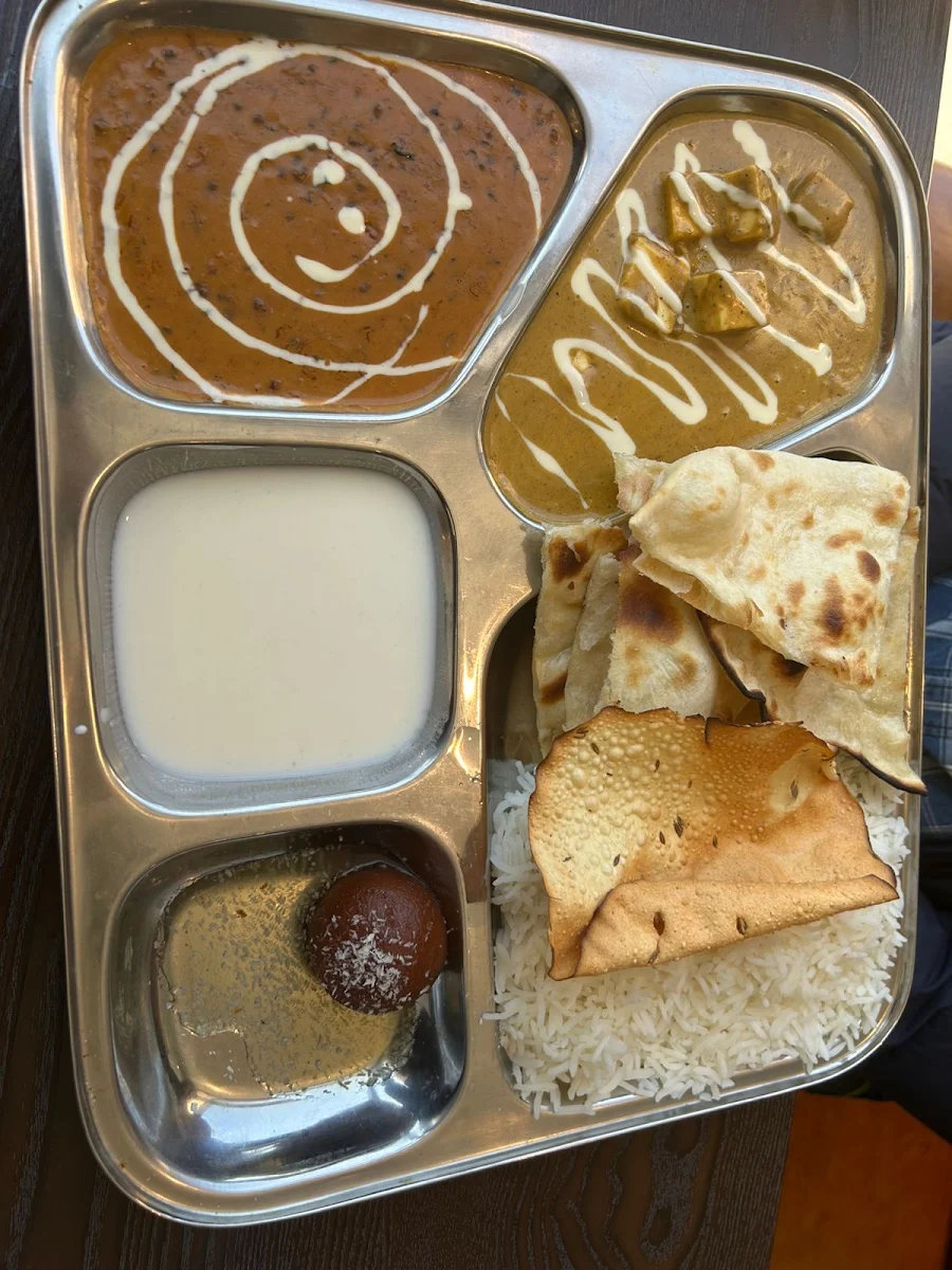 Veg Thali, Butter Chicken Factory -SA