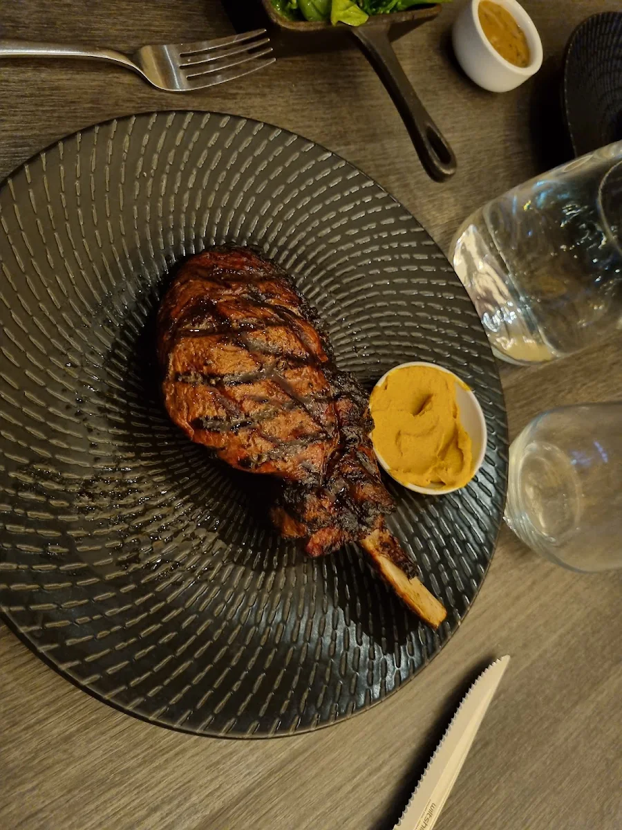 Grilled Angus Rib-Eye on the Bone