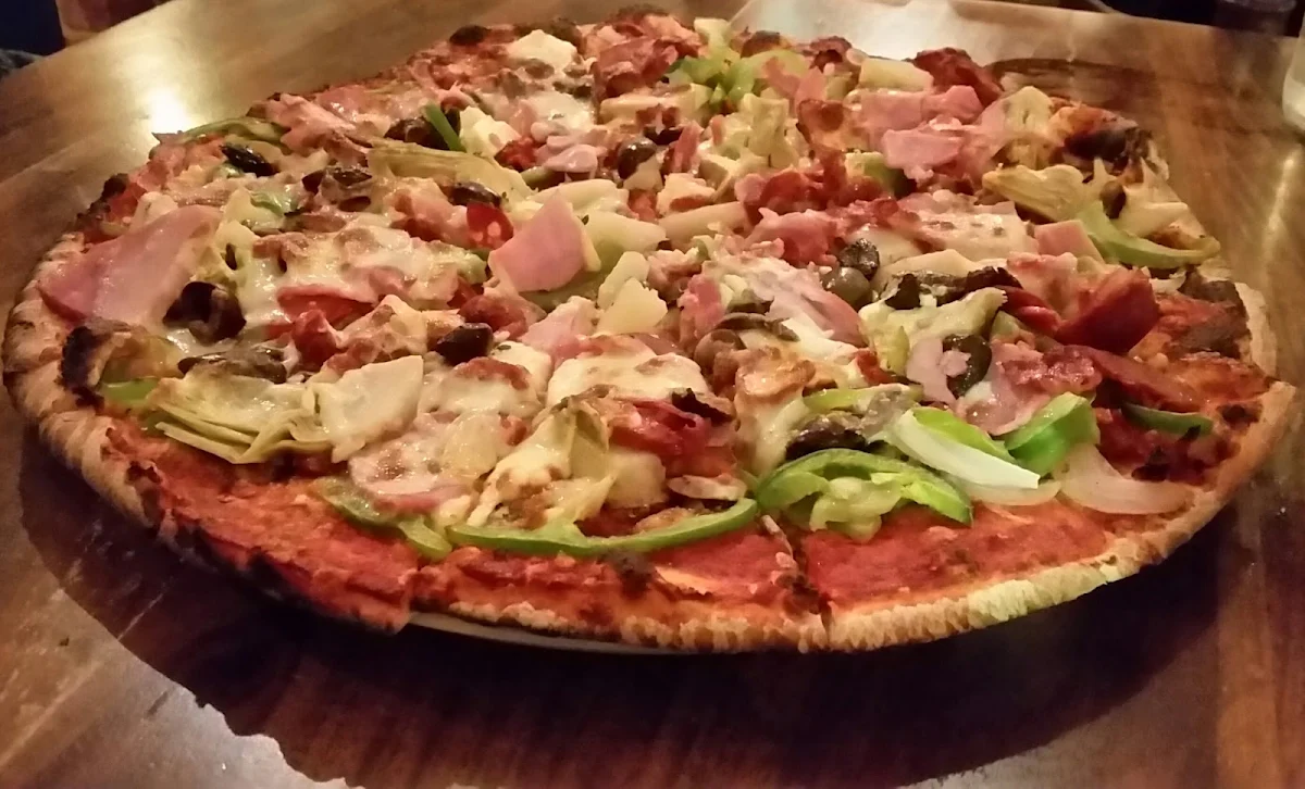 Family Size Pizza with Anchovies