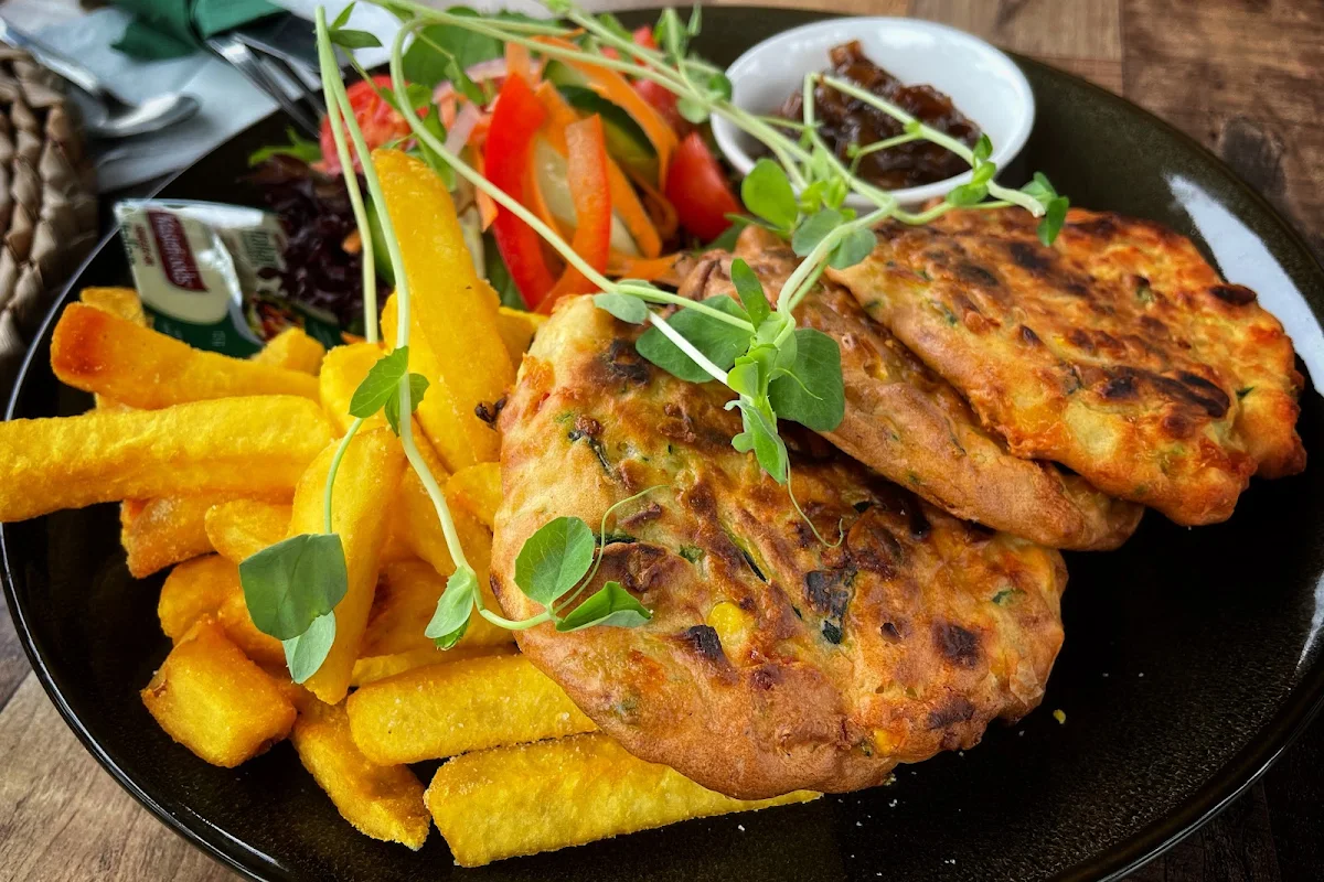 Zucchini and Corn Fritters