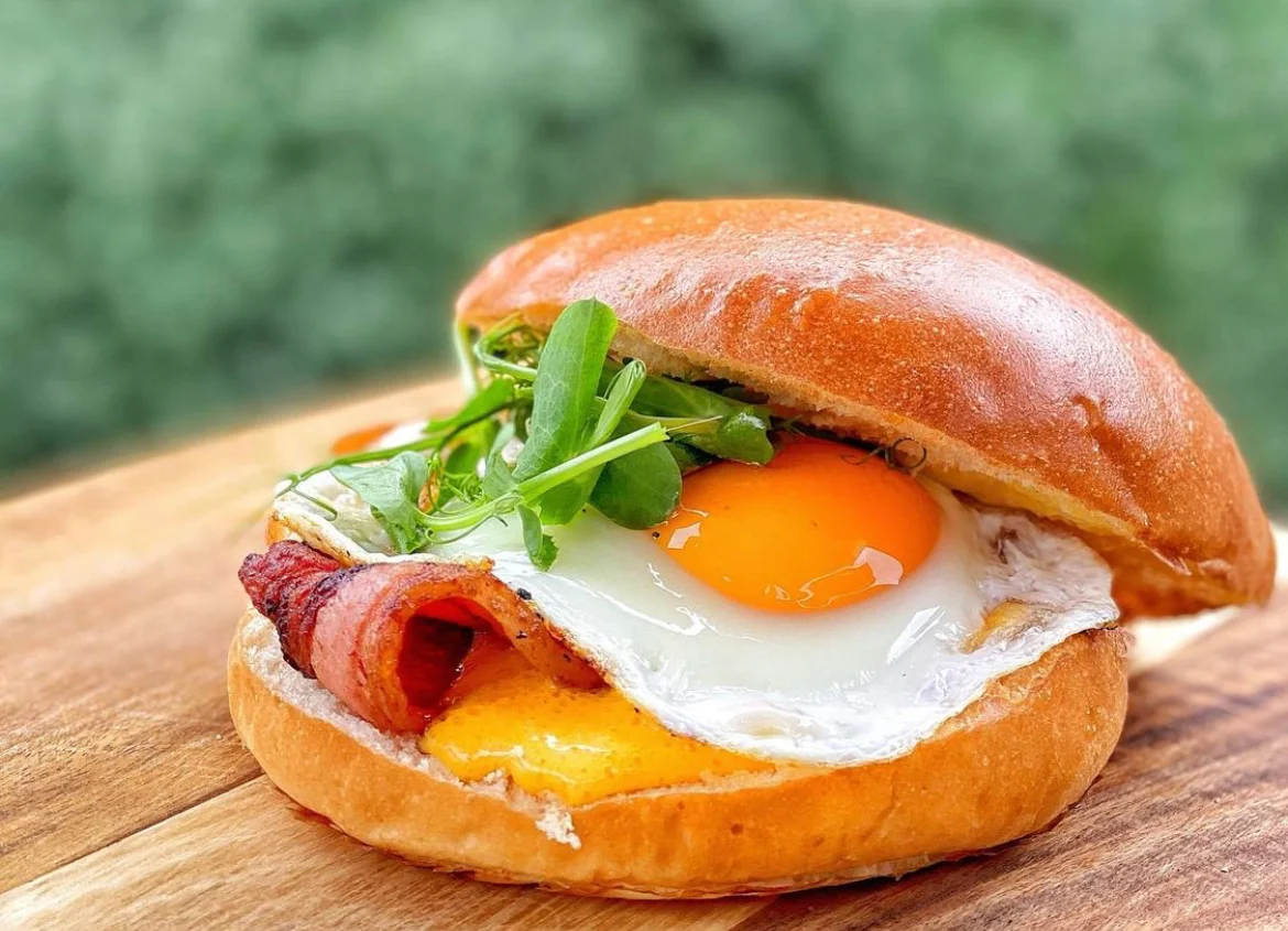 Egg & Bacon Roll, Chosen Bean Cafe & Coffee Roasters