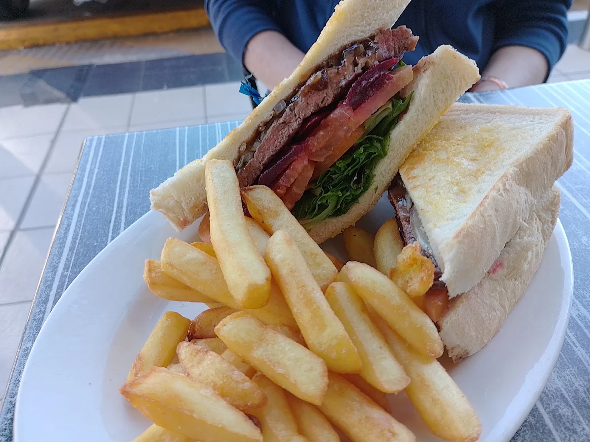 Steak Sandwich, Cafe Bella Nambour