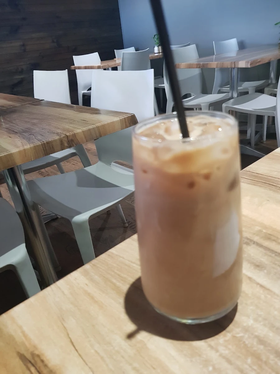 Iced Mocha in Almond Milk