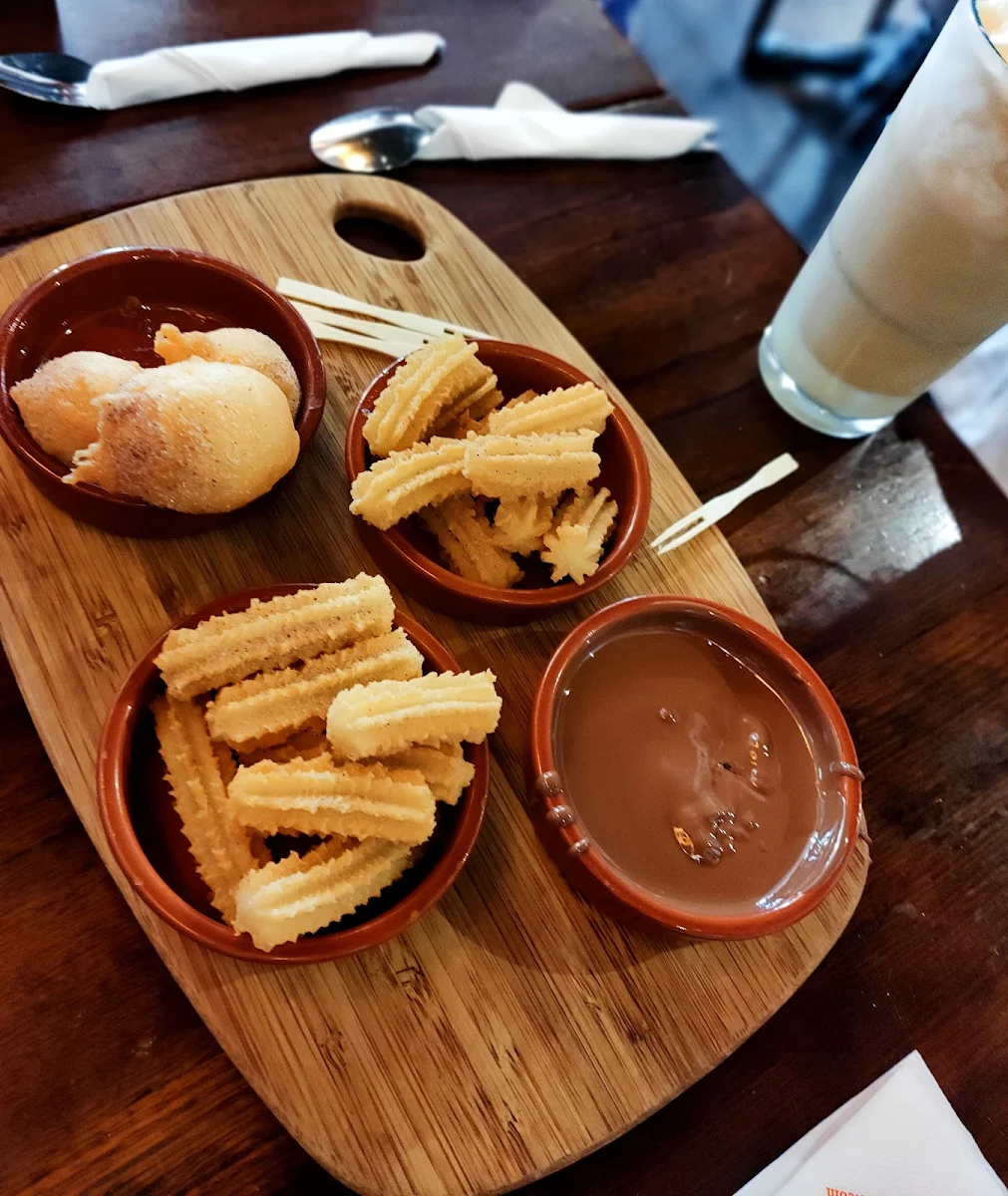 Churros with Dark Chocolate