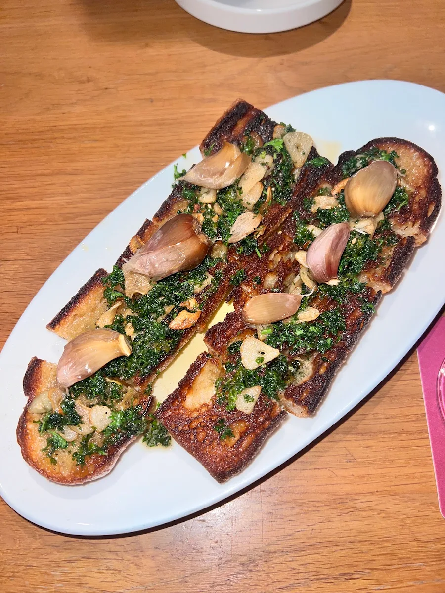 Garlic Bread, Frenchies Bistro and Brewery