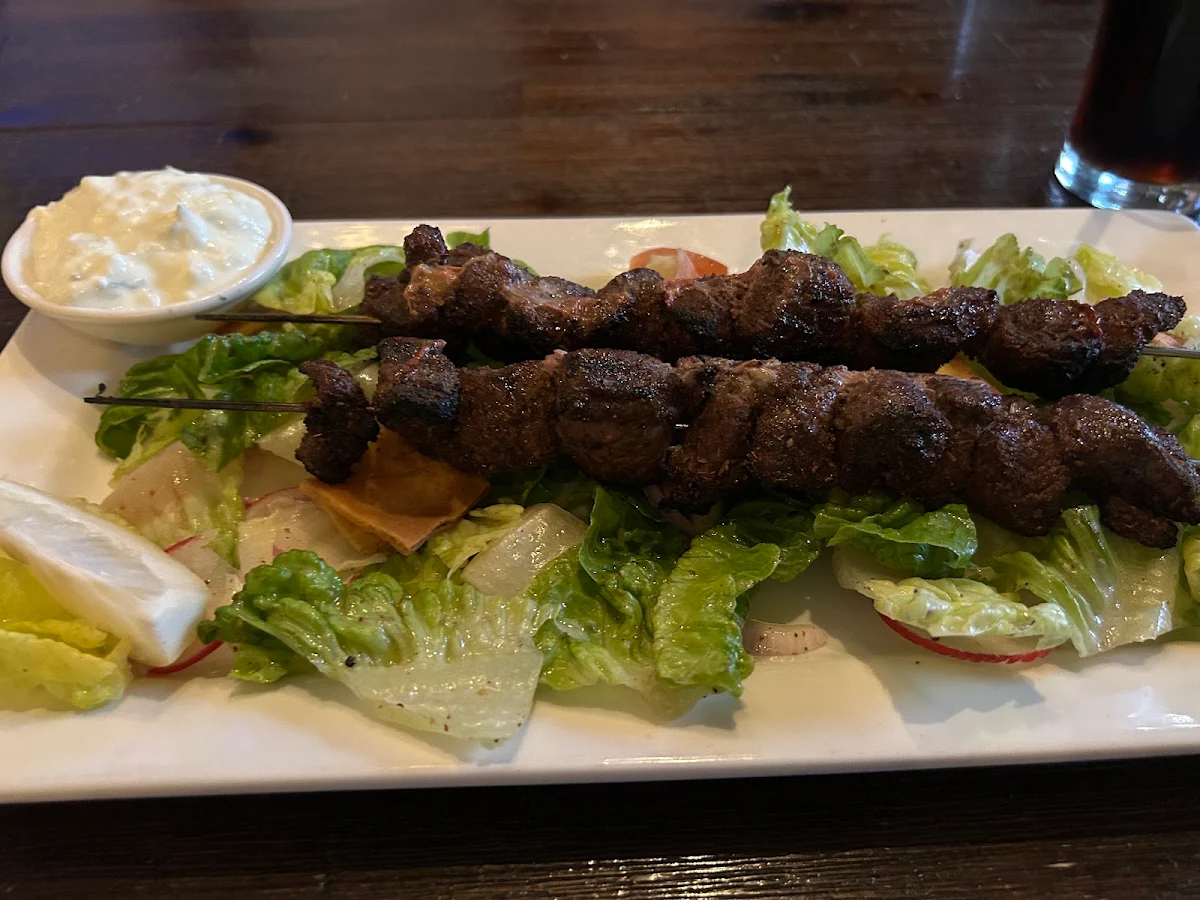 Chargrilled Lamb Skewers