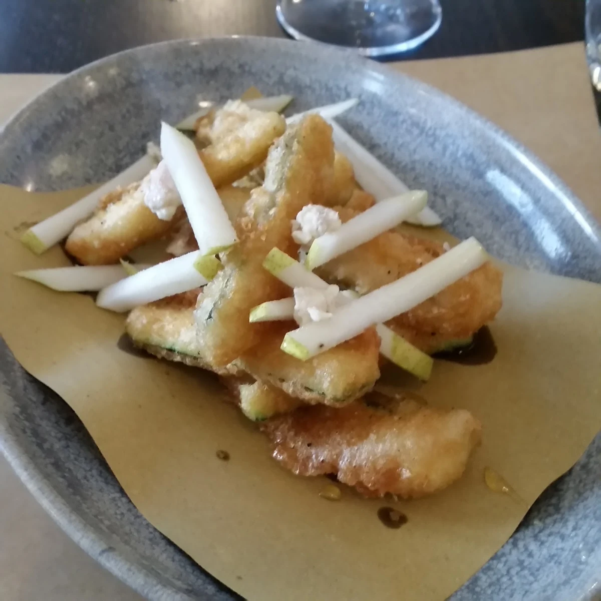 Deep Fried Courgettes