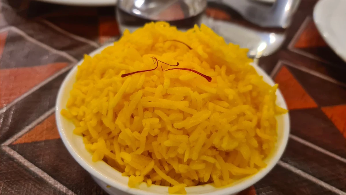 Saffron Rice, GamaGama Indian Cuisine - FLAVOURS OF KONGUNADU