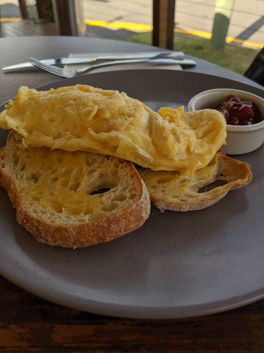 Scrambled Eggs on Toast