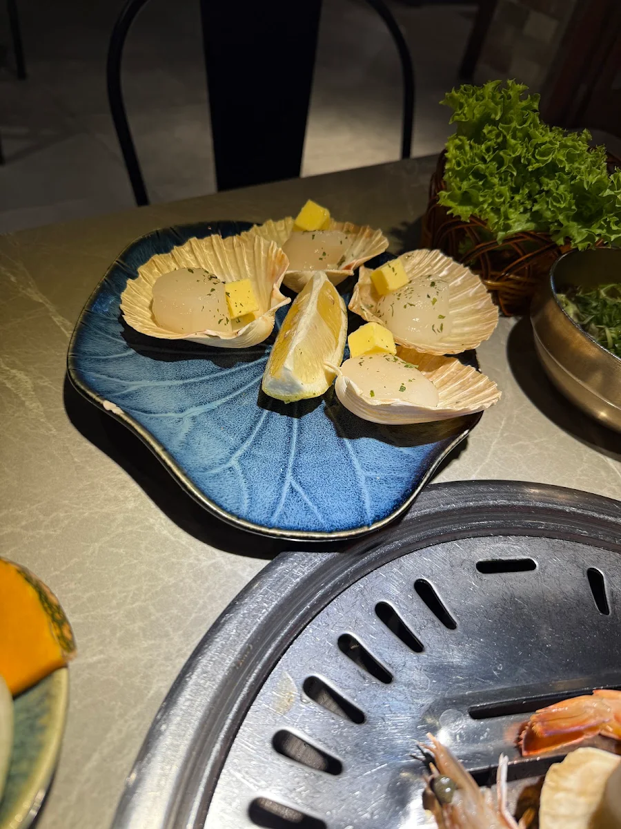 Half Scallops, Hanok Korean BBQ Kotara