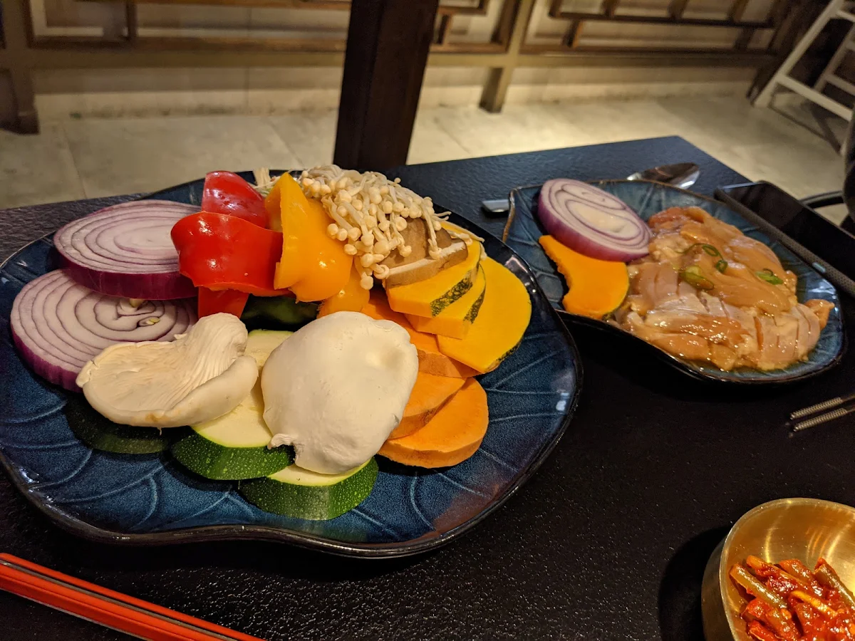 Vegetable Platter, Hanok Korean BBQ Kotara