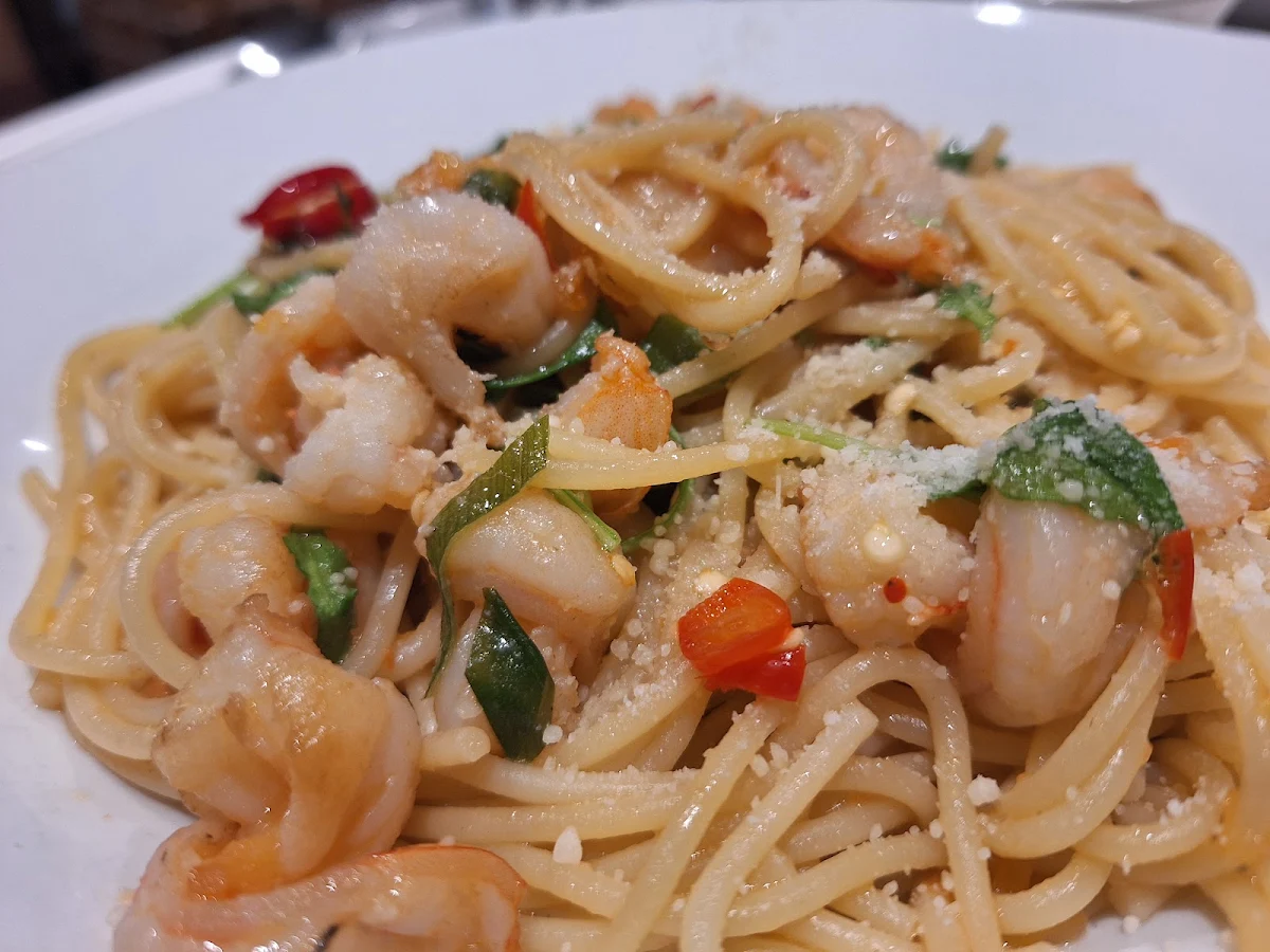 Spaghetti Gamberi, Non Finito Pizzeria Ristorante