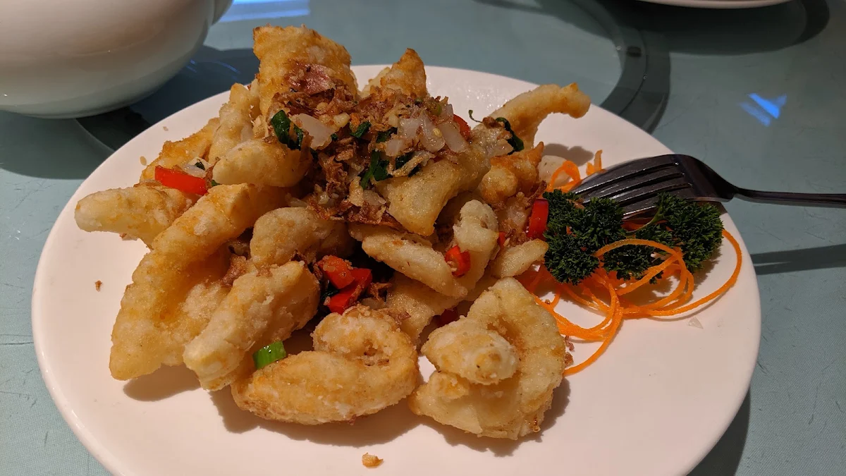 Fried Calamari and Chili