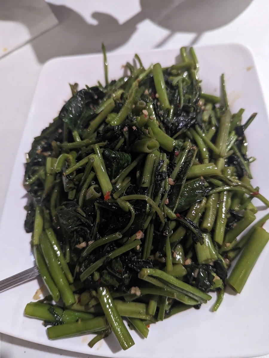 Garlic & Chilli Kangkong, Penang Cuisine Epping