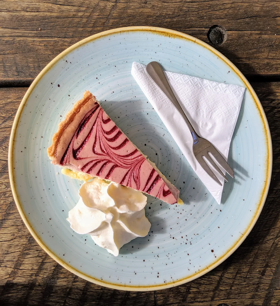Raspberry Cheesecake, Audley Dance Hall Cafe & Events