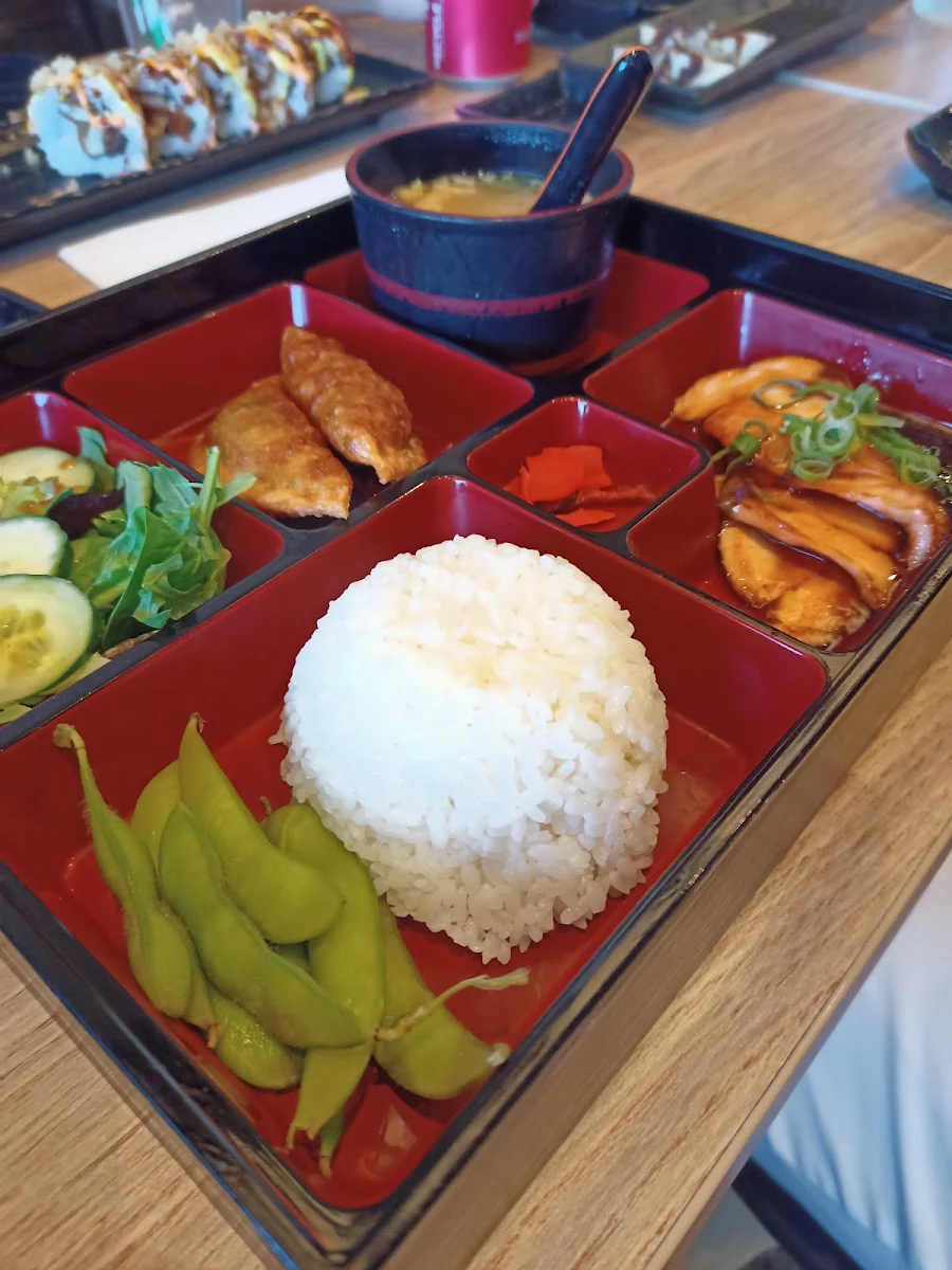 Grilled Salmon Bento