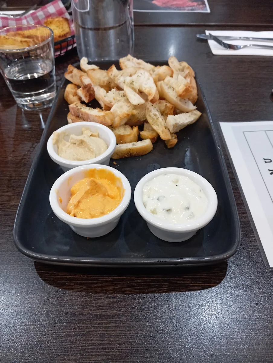 Dips with Toasted Bread