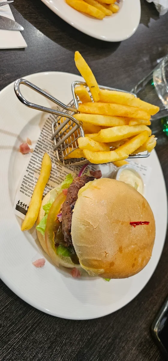 Wagyu Beef Burger and Chips