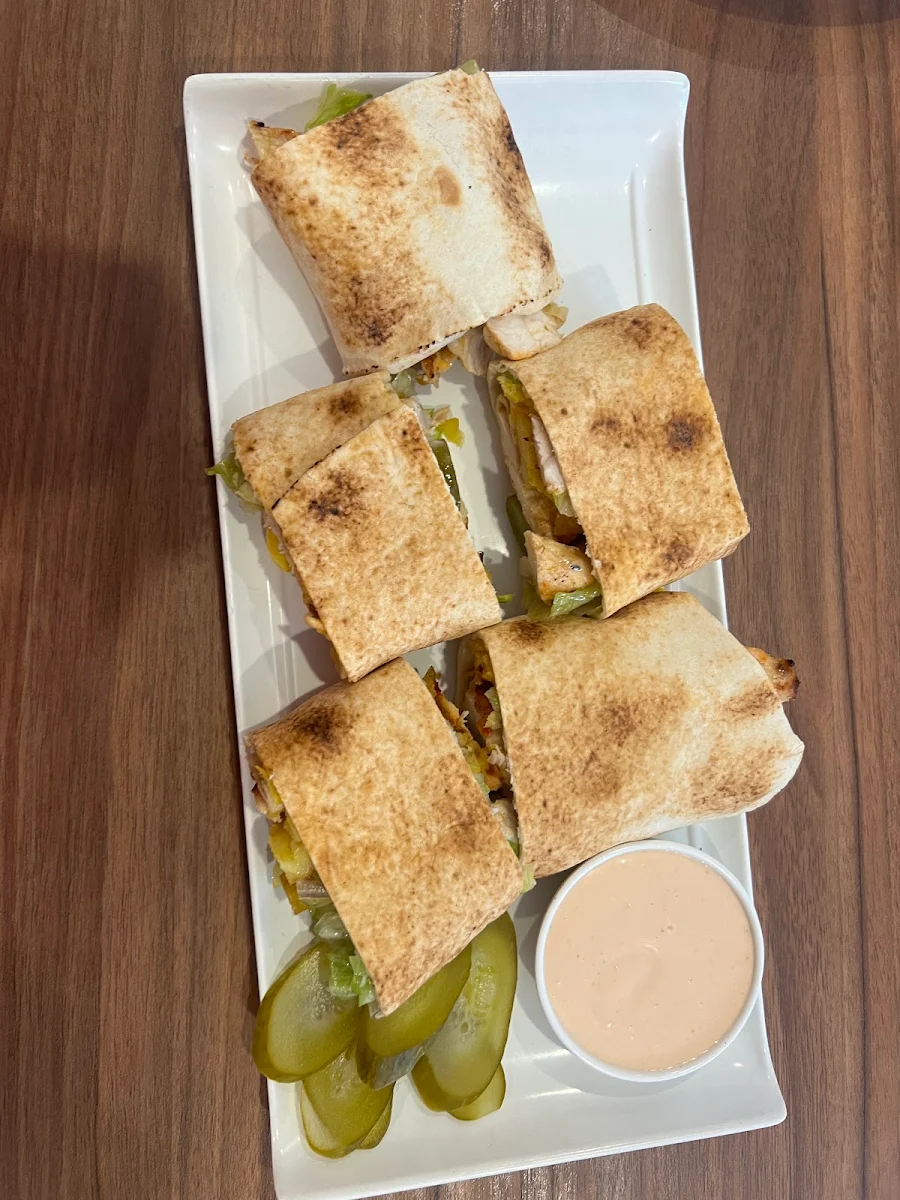 Chicken Wrap, Shamiat Authentic Syrian Restaurant