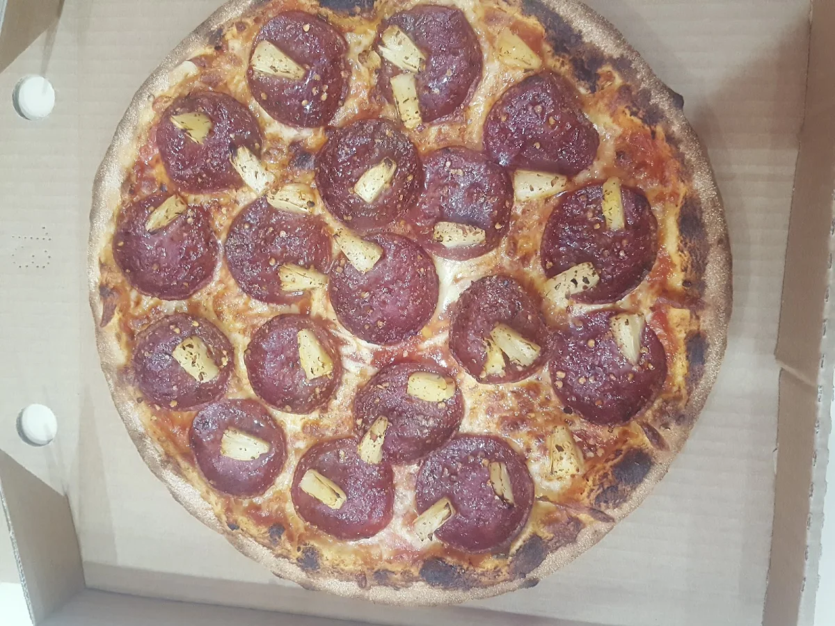 Pepperoni with Pineapple, Pizza Minded Italian Cafe Bar & Restaurant
