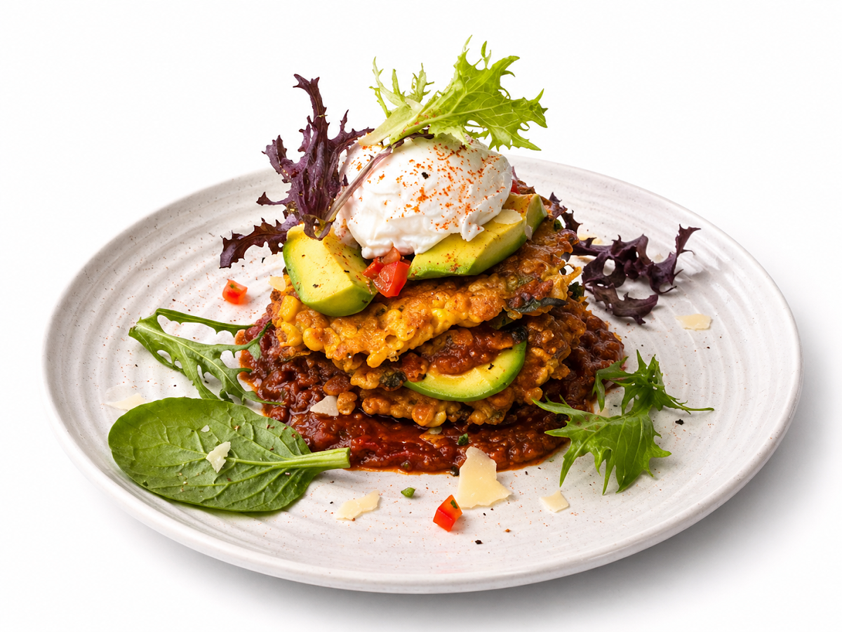 Corn Fritters Stack