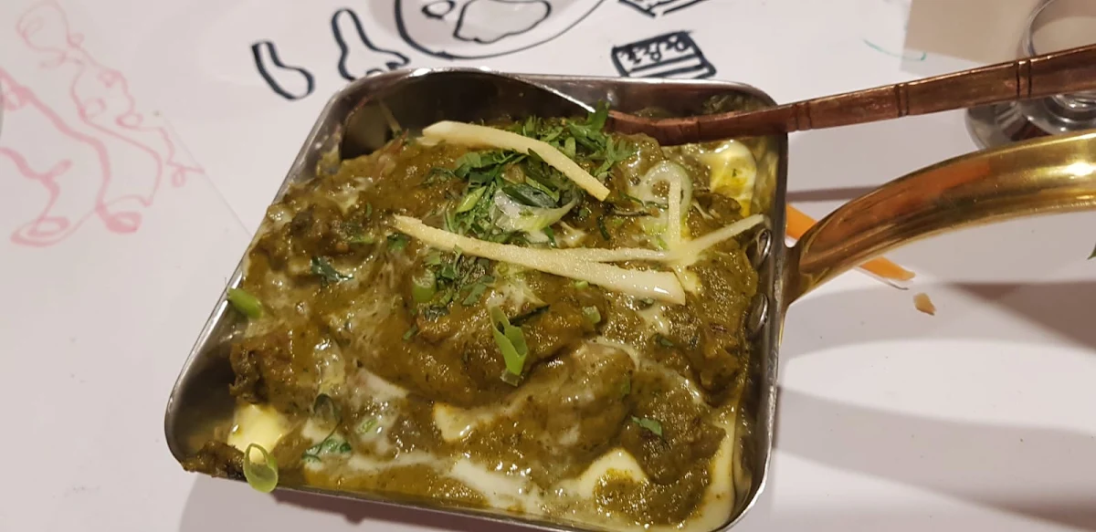 Lahsuni Palak Lamb