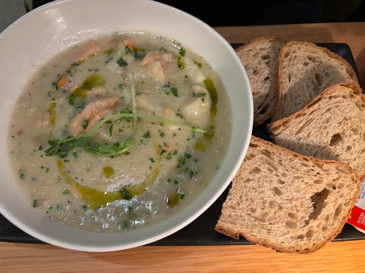 Seafood Chowder, Birdsong Restaurant