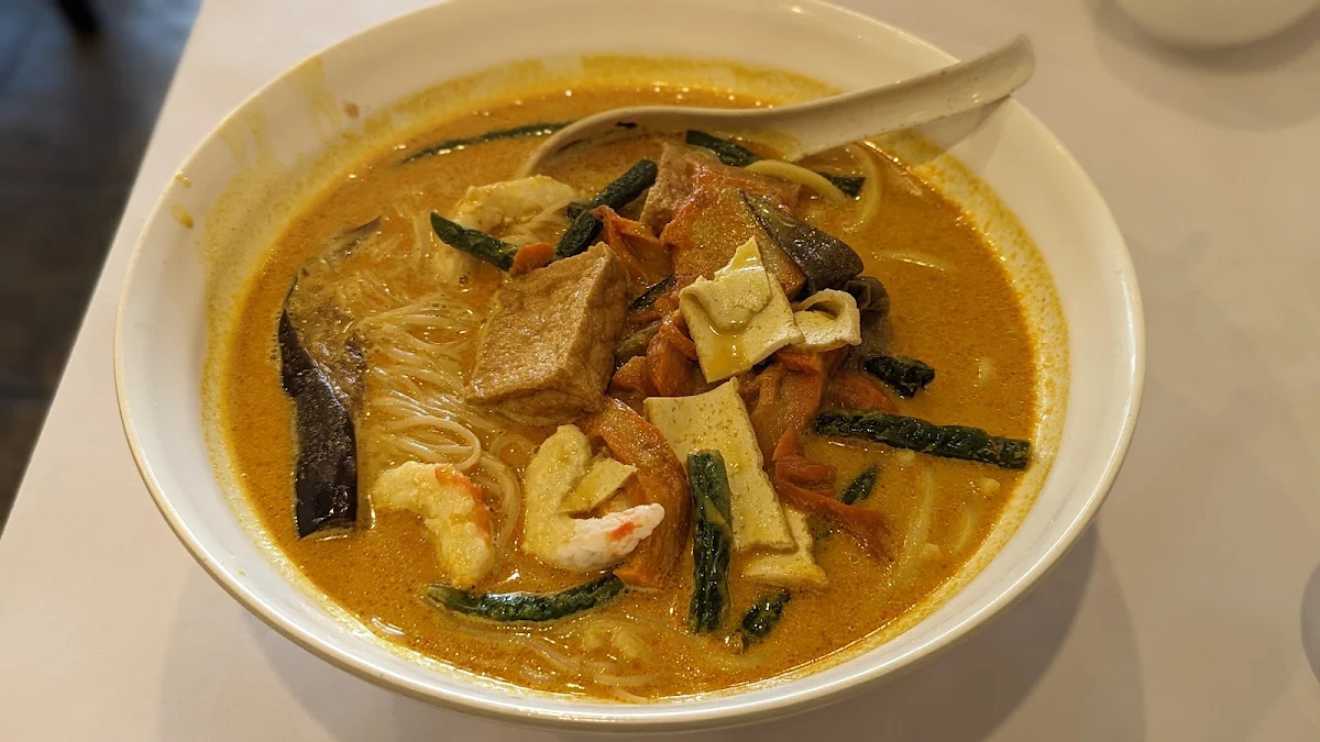 Curry Laksa, Vegie Mum vegetarian restaurant