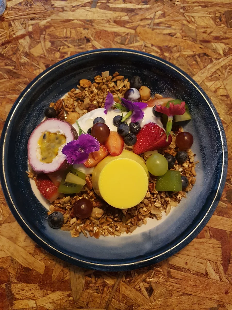 Jamanese Mint and Panna Cotta Granola