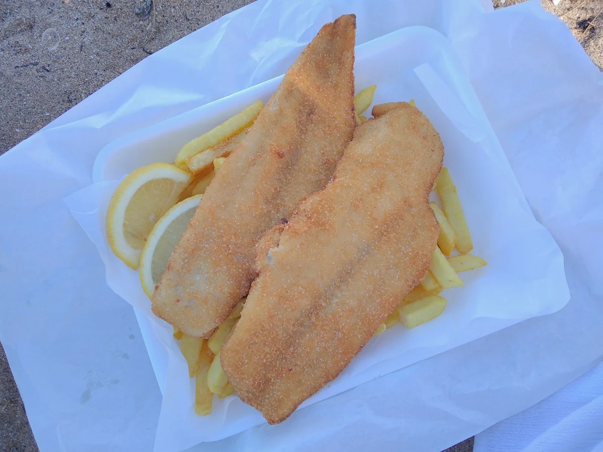 Cod and Small Chips, Seafood Lovers Cafe