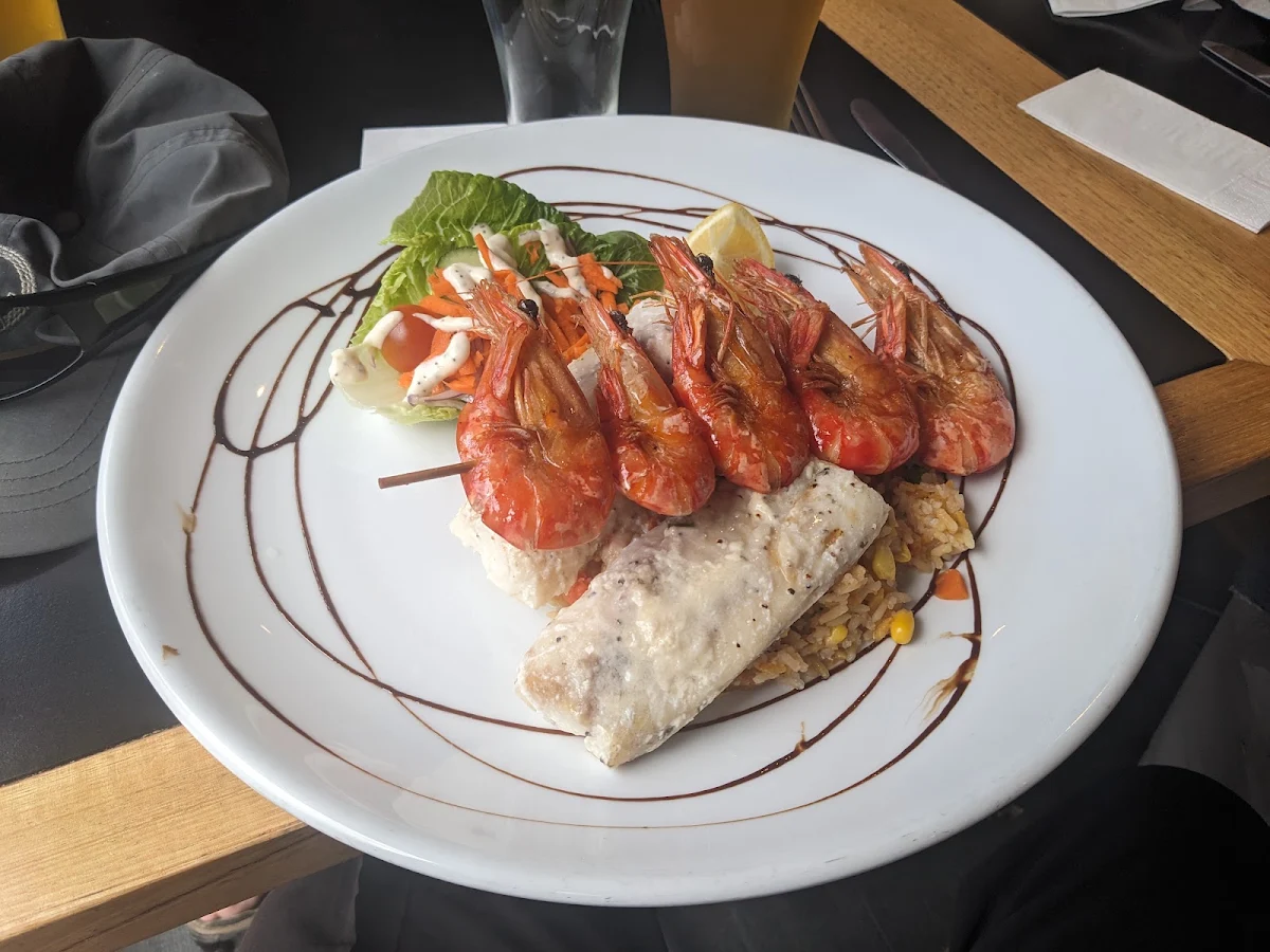 Cod with Prawns, Mallacoota Bistro hotel