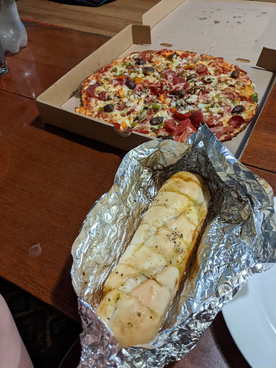 Garlic Bread, Sopranos Gourmet Pizza Pasta & Kebab