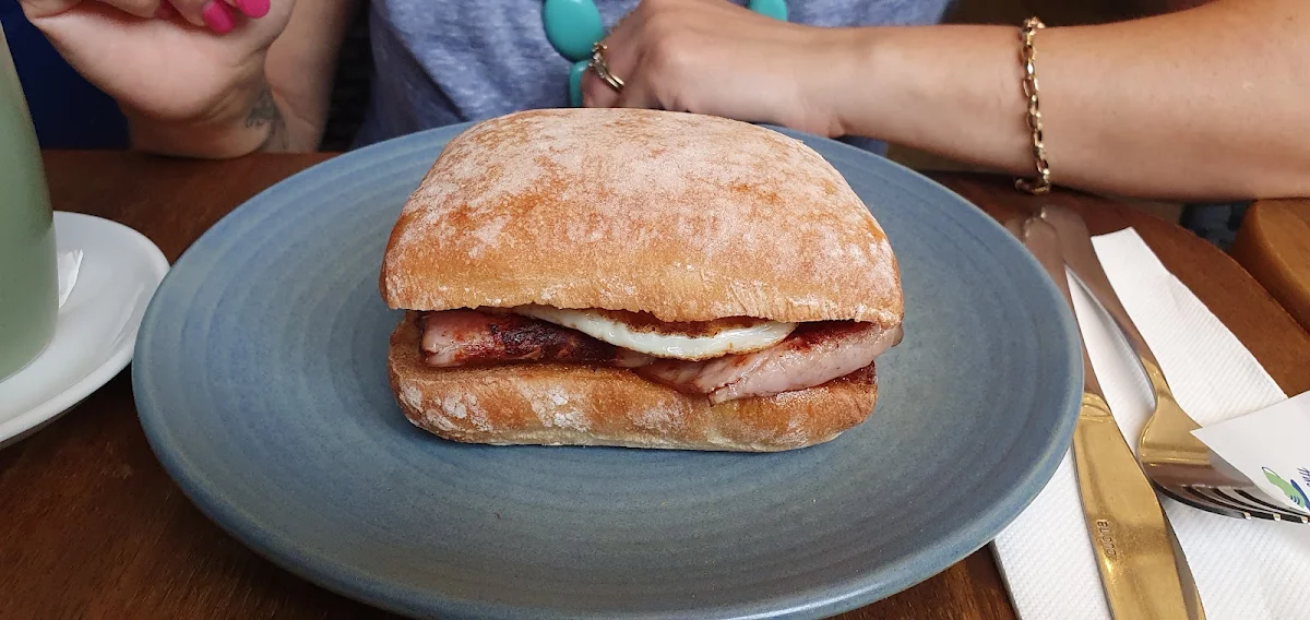 Egg and Bacon Roll