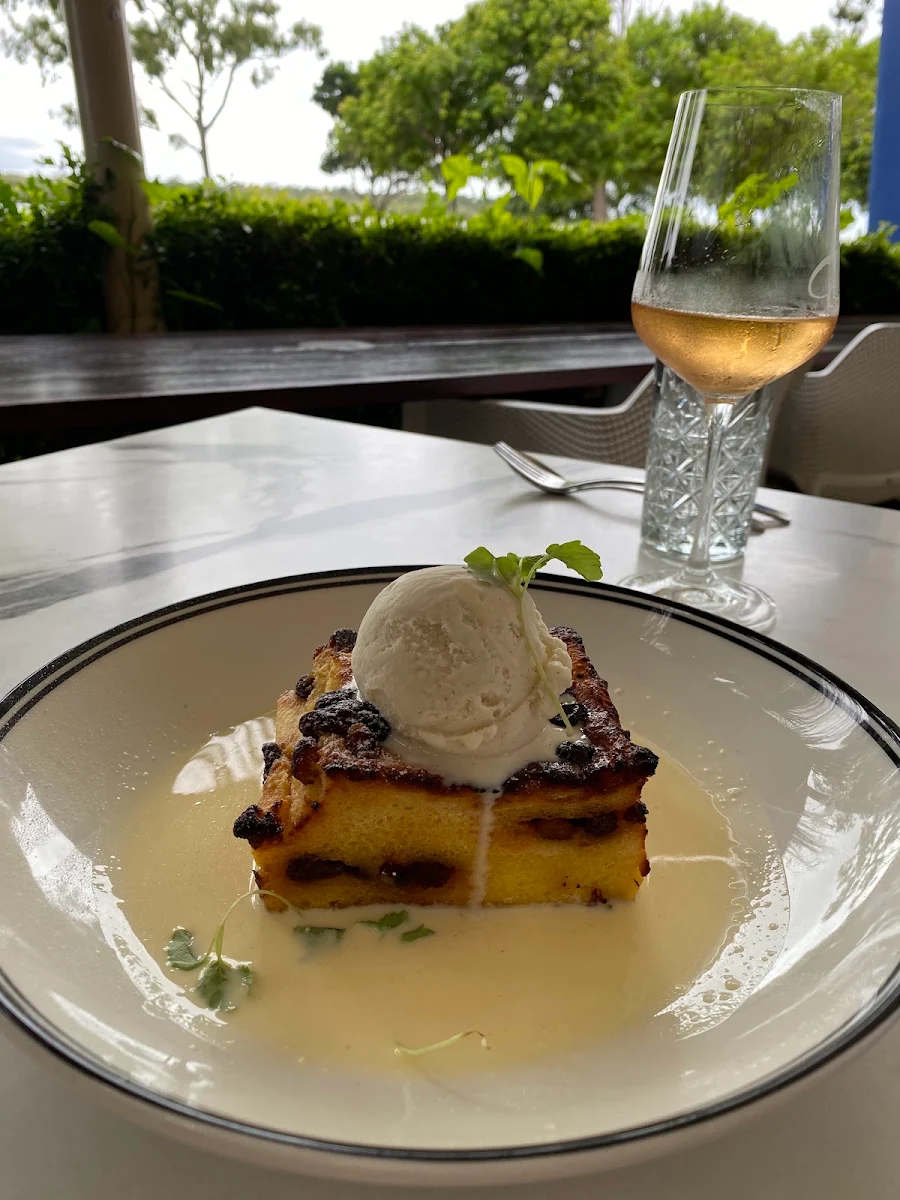 Bread and Butter Pudding, Gusto Riverfront Restaurant