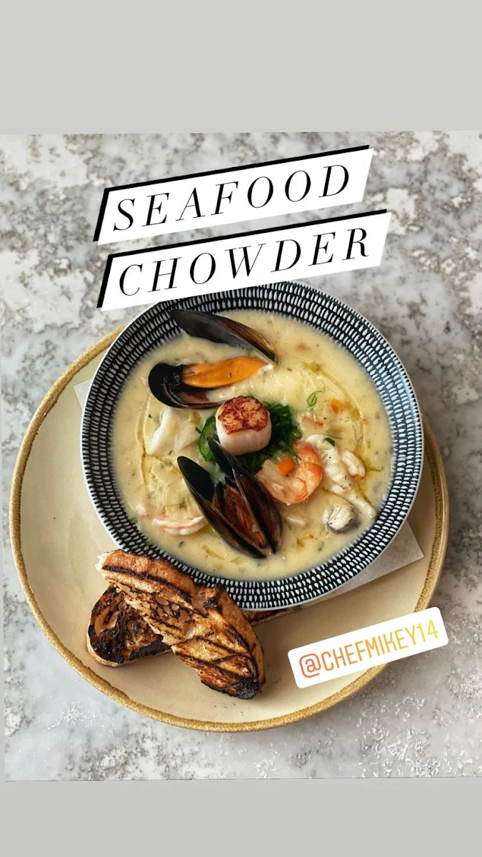 Seafood Chowder, Gusto Riverfront Restaurant