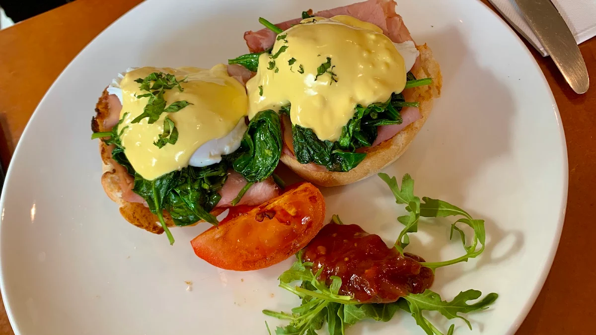 Eggs Benedict, Gourmet Girl Cafe & Catering