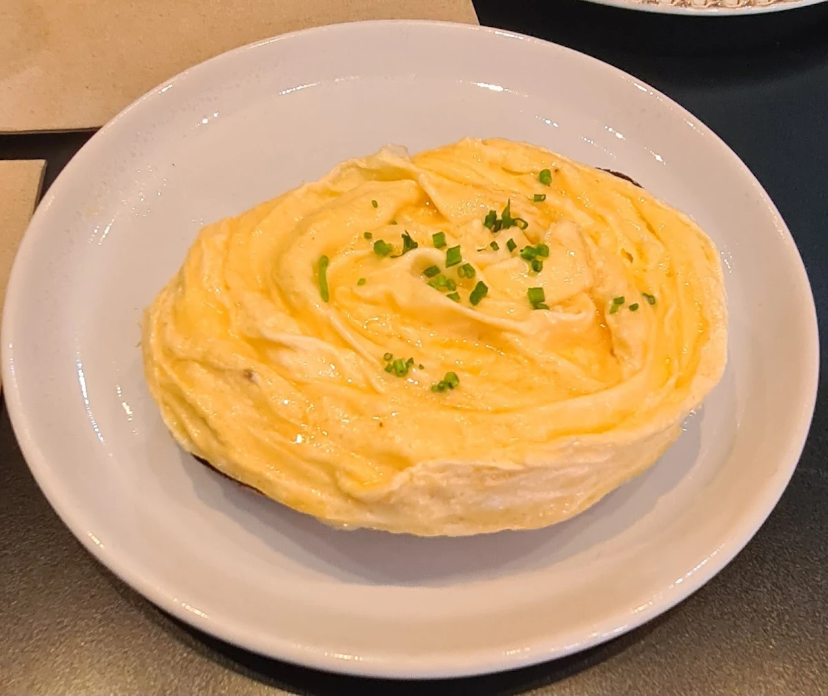 Scrambled Eggs on Sourdough Toast