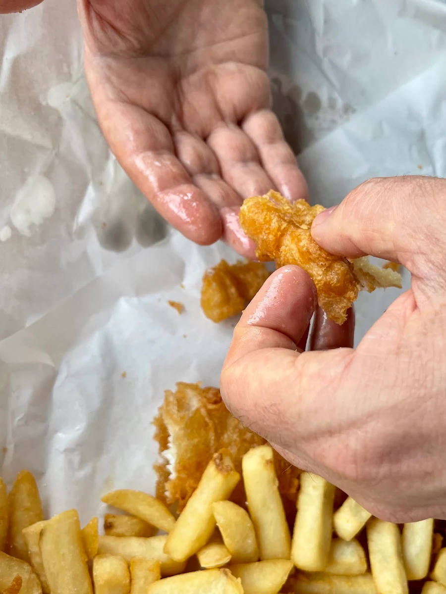 Flake Fried, Jetty Rd Fish & Chips