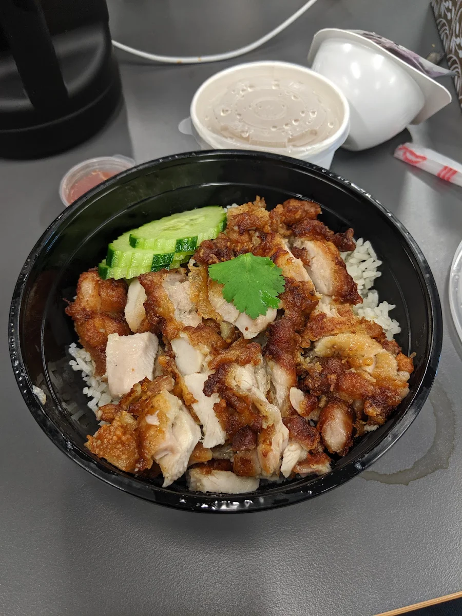 Crispy Chicken Rice