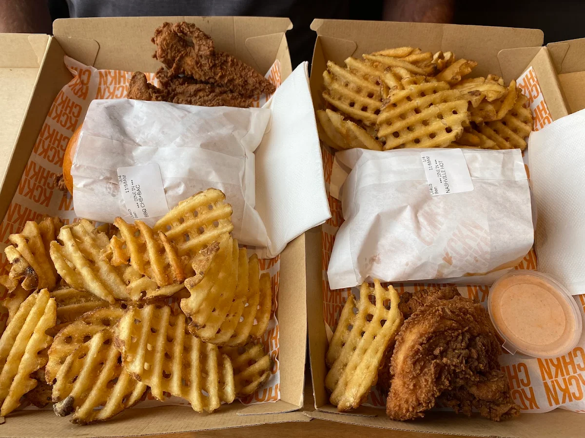 Waffle Chips, Kckn Chkn