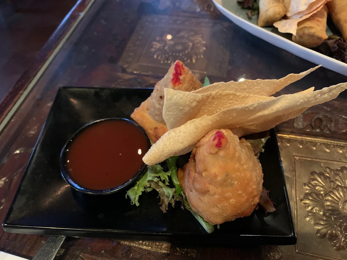 Beef Samosa, Ceylon Inn Graceville