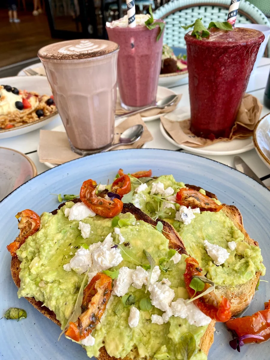 The Og Smashed Avocado, Three Beans Dee Why