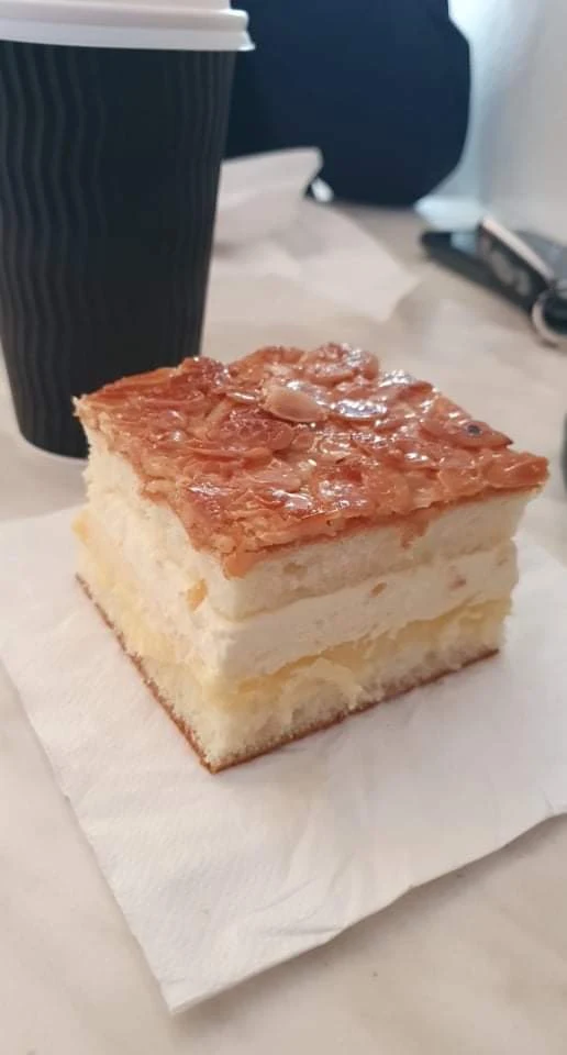 Beesting Cake Slice