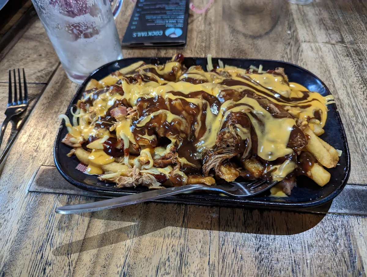 BBQ Pulled Pork Loaded Fries