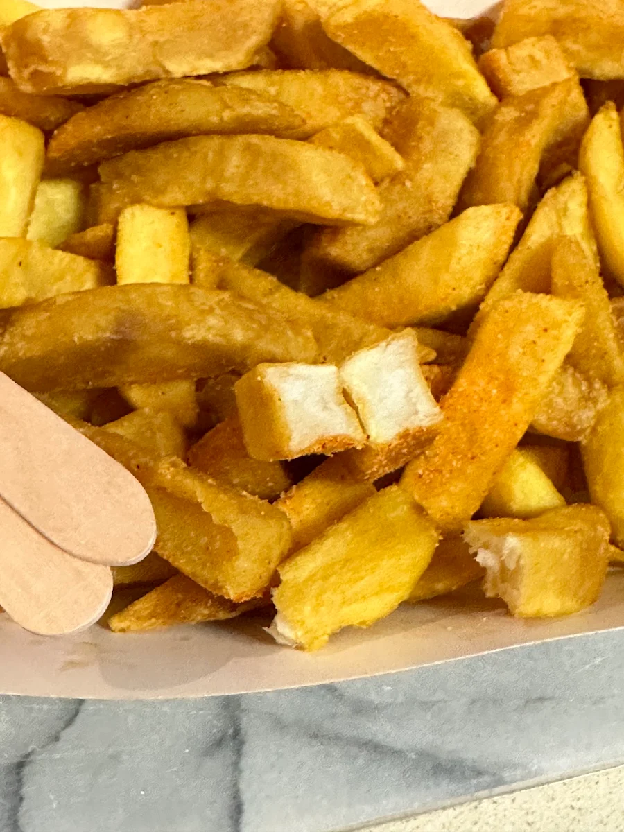 Large Chips, Broaster Chicken Epping