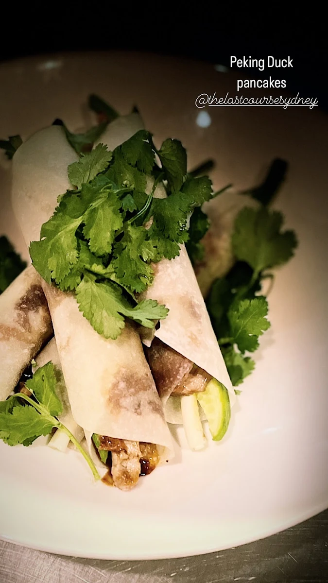 Peking Duck Pancakes 4 Pieces